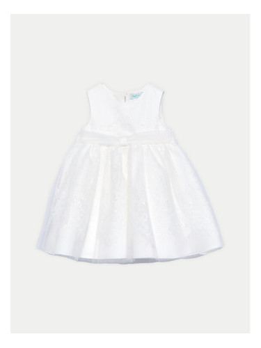 Abel & Lula Елегантна рокля 5003 Бял Regular Fit