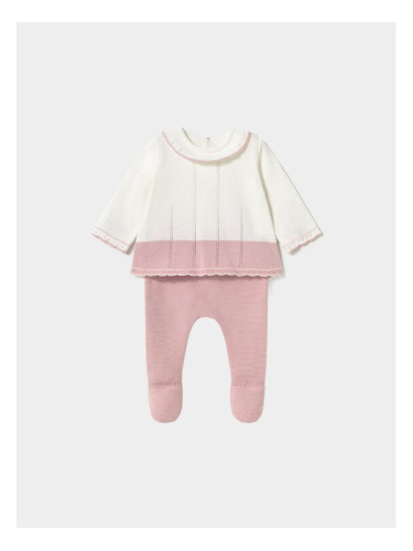 Mayoral Комплект блуза и ританки 1587 Розов Regular Fit