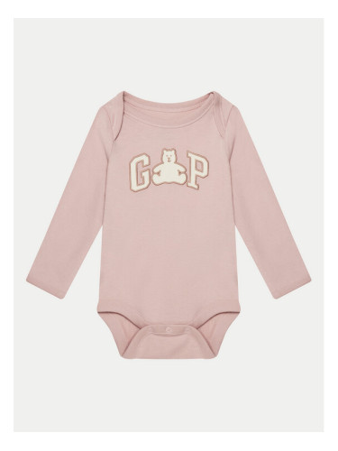Gap Боди 627607 Розов Regular Fit