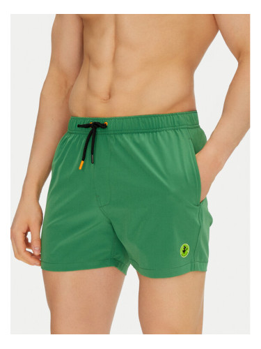 Save The Duck Плувни шорти DW1222M RIPO20 Зелен Regular Fit