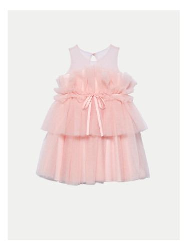 Abel & Lula Елегантна рокля 5036 Оранжев Regular Fit