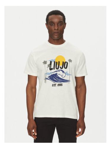 Liu Jo Тишърт QA5274 J7734 Бял Regular Fit