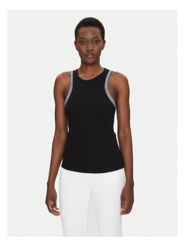 Fracomina топ FS25ST2009J401R9 Черен Slim Fit