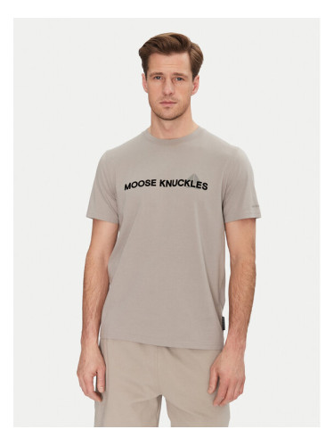 Moose Knuckles Тишърт Conway M15MT760 Сив Regular Fit
