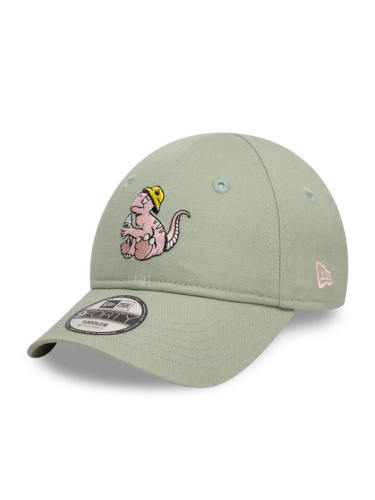 New Era Шапка с козирка Jr Dinosaur 9FORTY 60595411 Каки