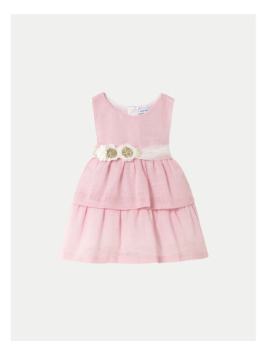 Mayoral Елегантна рокля 1911 Розов Regular Fit