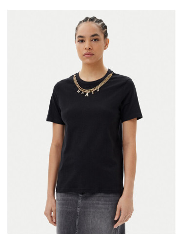 Silvian Heach Тишърт GPP25098TS Черен Regular Fit