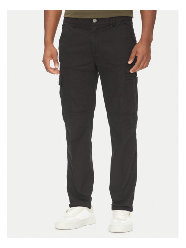 Aeronautica Militare Текстилни панталони 251PA1662CT3526 Черен Regular Fit