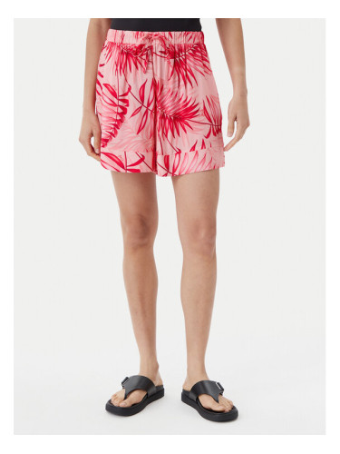 Liu Jo Beachwear Шорти от плат VA5126 T2961 Розов Relaxed Fit