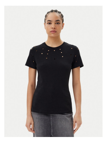 Silvian Heach Тишърт GPP25070TS Черен Regular Fit