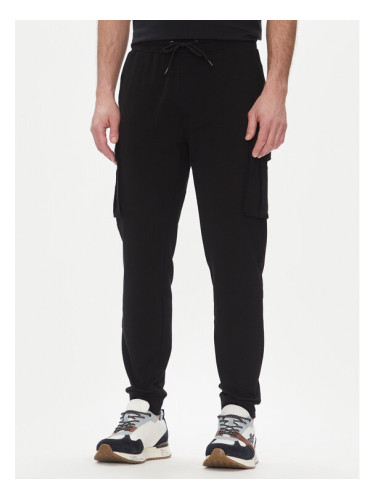 Aeronautica Militare Долнище анцуг 251PF860F459 Черен Regular Fit