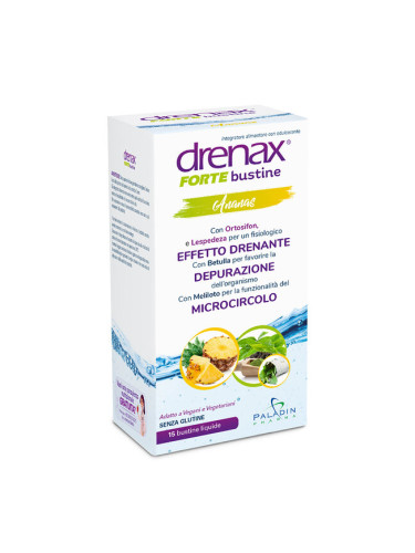 Диуретична формула срещу затлъстяване и целулит - Дренакс - Drenax® с ананас, касис и зелен чай, 15 