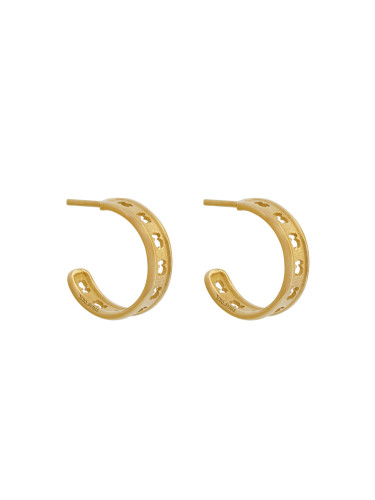 Обици TOUS Bear Row 1003734600 Златист