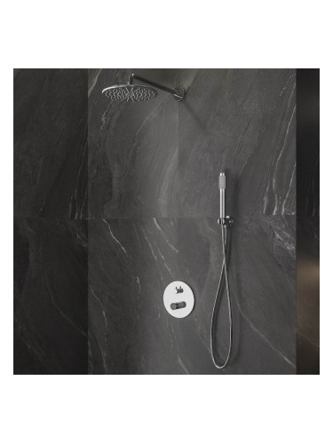 Смесител за вграждане - комплект за стена 24668-MN-SET MARMO NERO JOAN