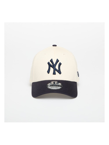 Шапка New Era MLB Colour Block 9FORTY New York Yankees Light Cream/ Navy Universal