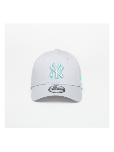 Шапка New Era New York Yankees Team Outline 9FORTY Adjustable Cap Dolphin Gray/ Ate Universal