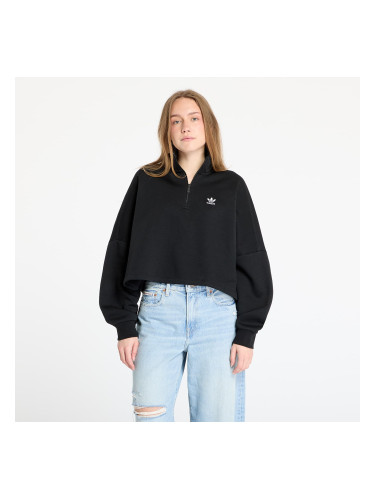 Суитшърт adidas Essentials 1/2 Zip Fleece Sweatshirt Black S