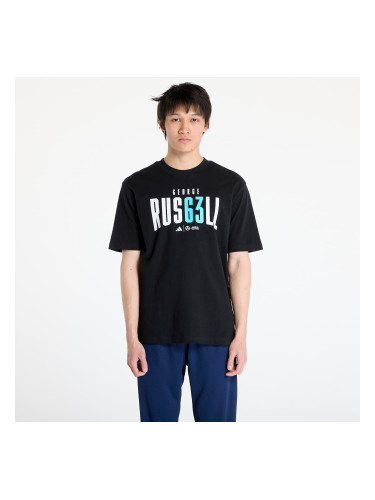 Тениска adidas x Mercedes AMG Petronas Formula One Team George Russell Tee Black S