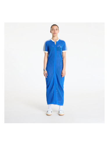 Облекло adidas Originals Premium Crochet Dress Blue/ Blue S