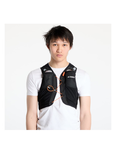 Елек adidas Terrex Techrocktrail Running Vest 5 L UNISEX Black/ White/ Impact Orange L
