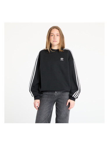 Суитшърт adidas Adicolor Oversized Crew Sweatshirt Black L