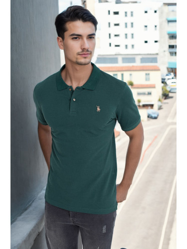 T9561 DEWBERRY MEN'S TSHIRT-KHAKI