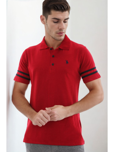 T9585 DEWBERRY MEN'S T-SHIRT-BURGUNDY