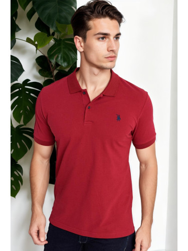 T9561 DEWBERRY MEN'S TSHIRT-BURGUNDY