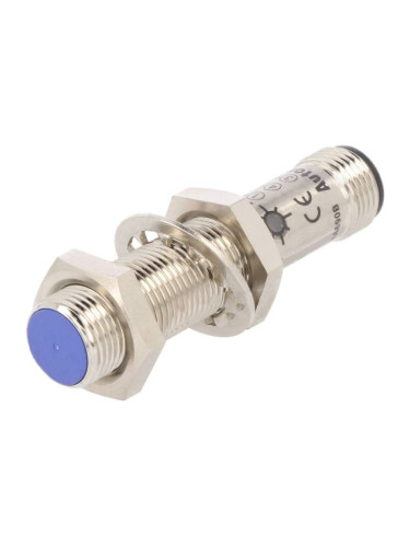 Индуктивен датчик PRDCM12-4DP, 10~30VDC, PNP, NO, 4mm, M12x55mm, екраниран за куплунг