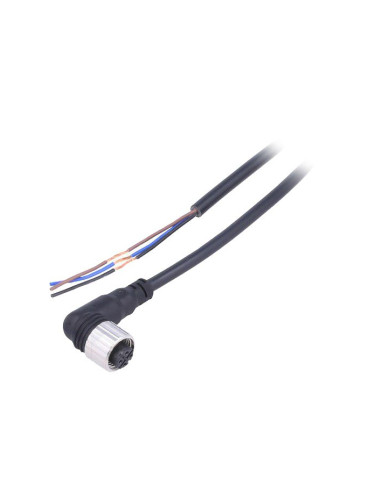 Кабел за датчик CLD3-2, 3пина, ъглов конектор, 2m, M12mm