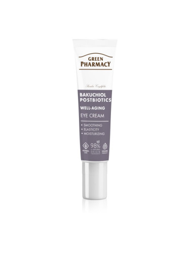 Green Pharmacy Bakuchiol & Postbiotics Eye Cream околоочен крем против признаци на стареене 15 мл.