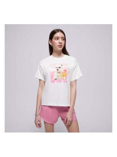 Nike Тениска G Nsw Photo Tee Girl детски Дрехи Тениски HQ2337-100 Бял