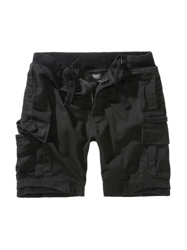 Мъжки къси карго панталони в черен цвят Packham Vintage