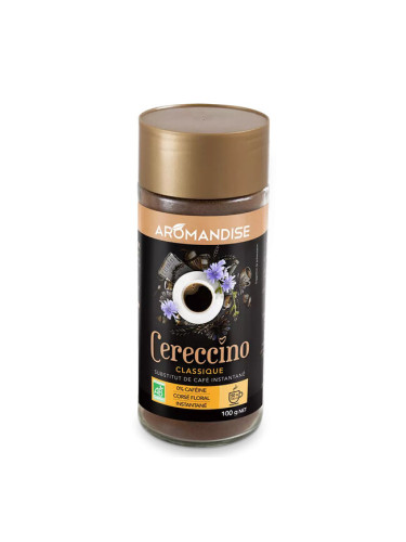 Разтворимо кафе (oт цикория, ръж, ечемик, жълъд), без кофеин, 100 g