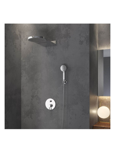 Вграден комплект смесител с душ и каскада CFT201 ARTEMIS хром