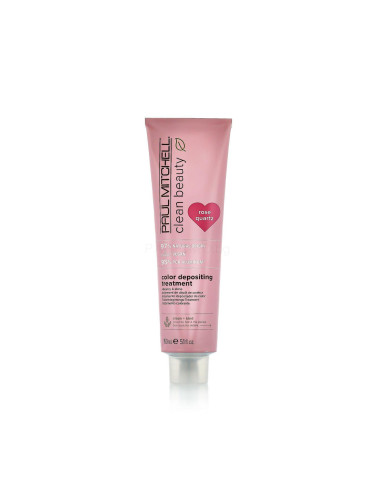 Paul Mitchell Clean Beauty Color Protect Color Depositing Treatment Маска за коса за жени 150 ml Нюанс Rose Quartz