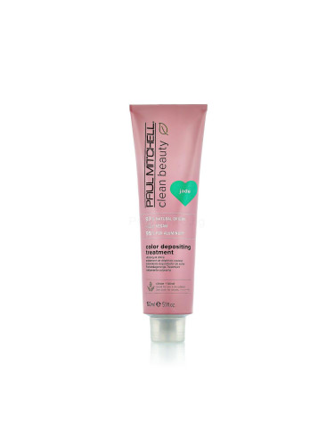 Paul Mitchell Clean Beauty Color Protect Color Depositing Treatment Маска за коса за жени 150 ml Нюанс Jade