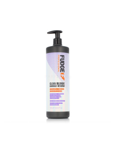 Fudge Professional Clean Blonde Damage Rewind Violet-Toning Conditioner Балсам за коса 1000 ml