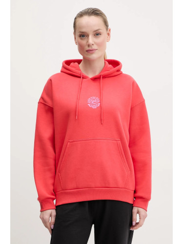 Суичър Rip Curl ICONS OF SURF HERITAGE в червено с качулка с апликация 06NWFL