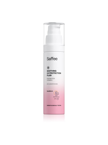 Saffee SensiDerm Soothing UV Protection Fluid защитен флуид за суха до чувствителна кожа SPF 50 50 мл.