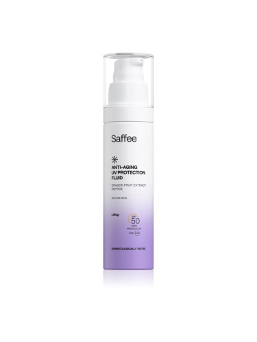 Saffee LiftUp Anti-aging UV Protection Fluid защитен флуид против стареене на кожата SPF 50 50 мл.