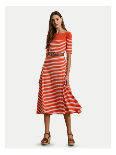 LAUREN RALPH LAUREN Ежедневна рокля 250957728001 Оранжев Regular Fit