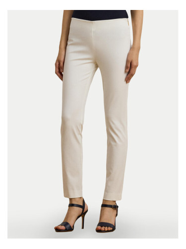 LAUREN RALPH LAUREN Текстилни панталони 200631310013 Бял Slim Fit