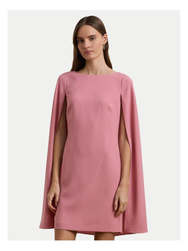 LAUREN RALPH LAUREN Коктейлна рокля 253855210034 Розов Slim Fit