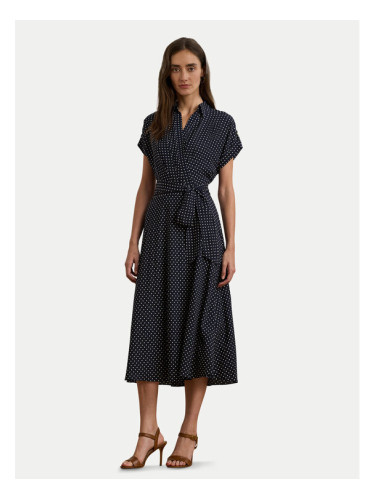 LAUREN RALPH LAUREN Рокля тип риза 250957093001 Тъмносин Regular Fit