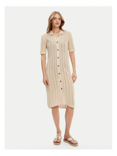 Roxy Плажна рокля ERJSW03650 Бежов Regular Fit