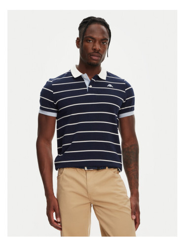 Robe di Kappa Тениска с яка и копчета Masao 64131FW Тъмносин Slim Fit