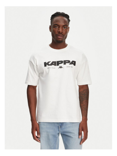 Kappa Тишърт Nhisso 351S5MW Бял Regular Fit