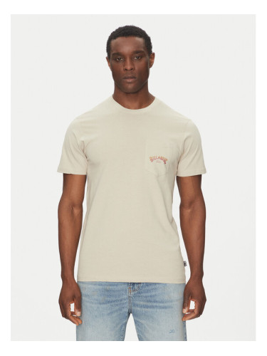 Billabong Тишърт EBYZT00175 Бежов Regular Fit
