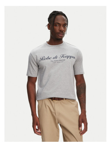 Robe di Kappa Тишърт Robe Giovani Tozeur 61151CW Сив Regular Fit